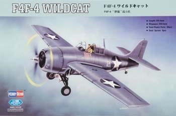80328  авиация  F4F-4 Wildcat  (1:48)