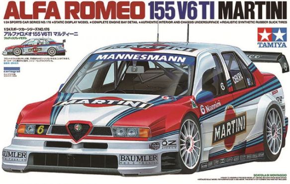 24176  автомобили и мотоциклы  Alfa Romeo 155 V6 TI Martini  (1:24)