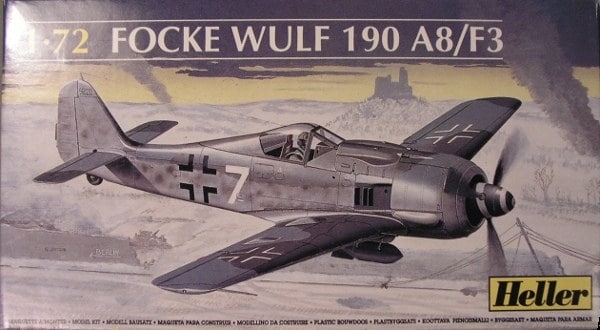 80235  авиация  Фокке-Вульф Fw-190 A8/F3  (1:72)