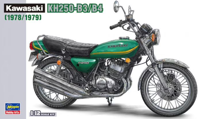 21508  автомобили и мотоциклы  Kawasaki KH250-B3/B4  (1:12)