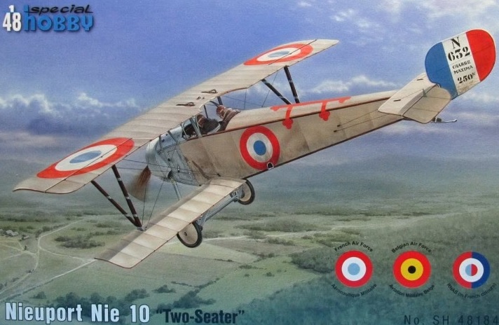 SH48184  авиация  Nieuport Nie 10 Two Seater  (1:48)