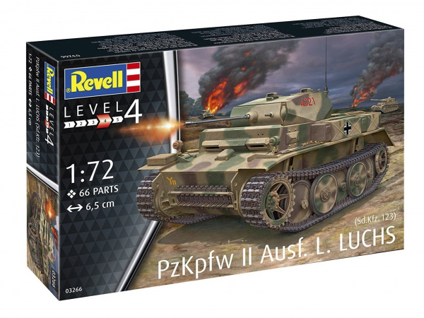 03266  техника и вооружение  Pz.Kpfw.II Ausf. L Luchs  (1:72)
