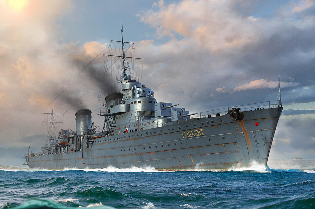 06746  флот  Soviet Destroyer Taszkient 1940  (1:700)