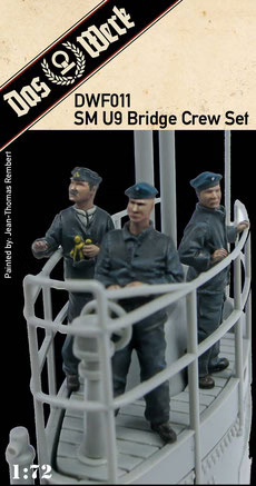 DWF011  фигуры  SM U9 Bridge Crew Set  (1:72)