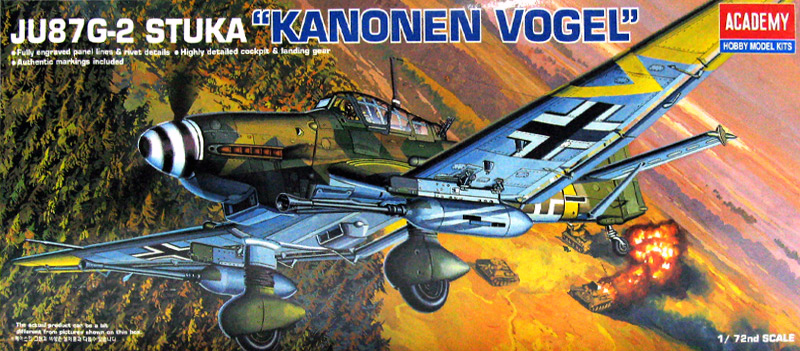 12404  авиация  Ju 87G-2 Stuka "Kanonen Vogel"  (1:72)