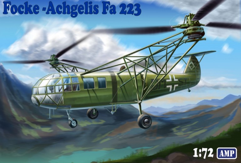 72003  авиация  Focke-Angelis Fa-223  (1:72)