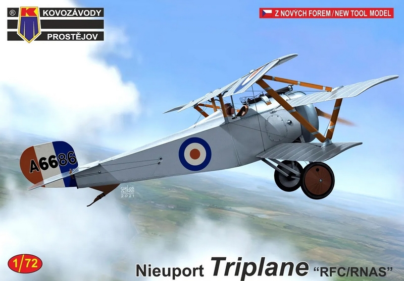 KPM0255  авиация  Nieuport Triplane "RFC/RNAS"  (1:72)