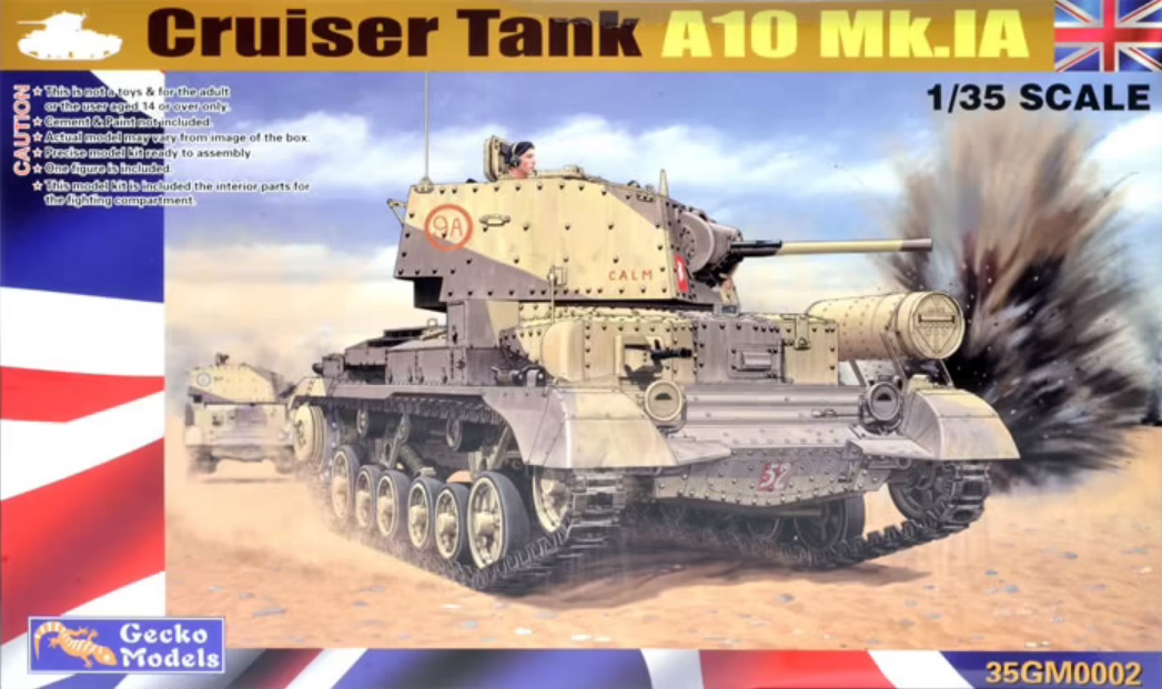 35GM0002  техника и вооружение  Cruiser Tank A10 Mk.IA  (1:35)