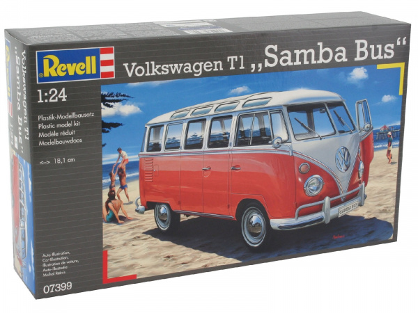 07399  автомобили и мотоциклы  VW  Samba  Bus  (1:24)