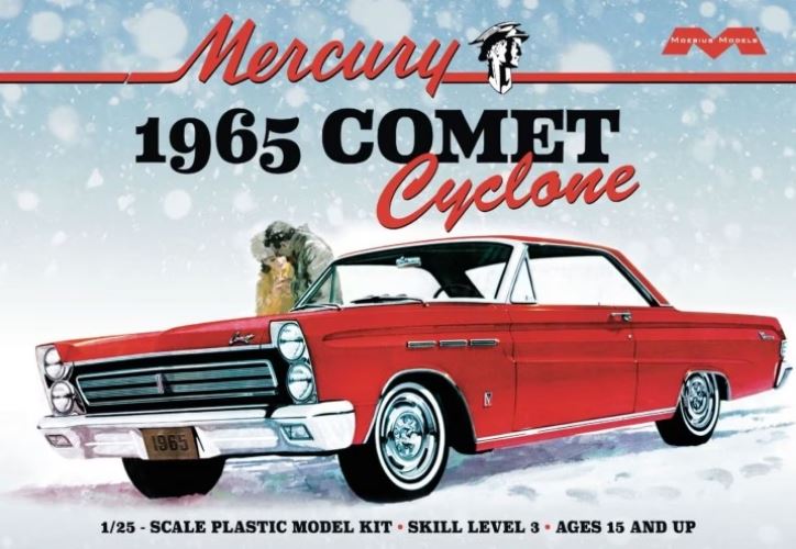 1210  автомобили и мотоциклы  1965 Mercury Comet Cyclone  (1:25)