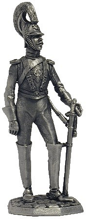 030 R  миниатюра  Русский офицер Лейб-Кирасирского полка, 1833-45