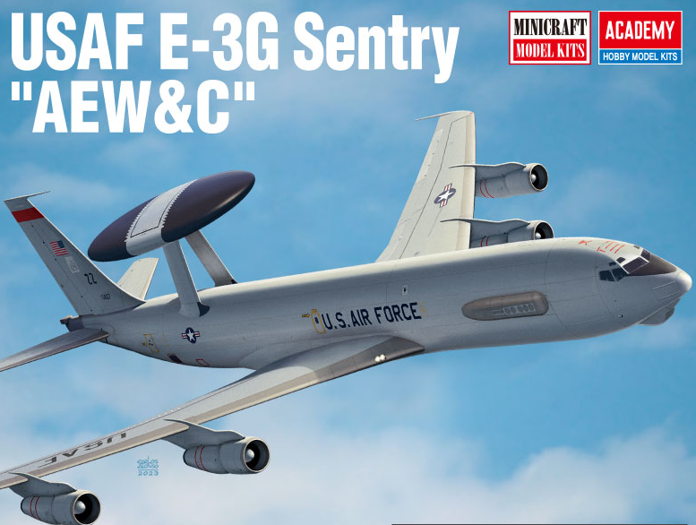 12629  авиация  USAF E-3G Sentry "AEW&C"  (1:144)