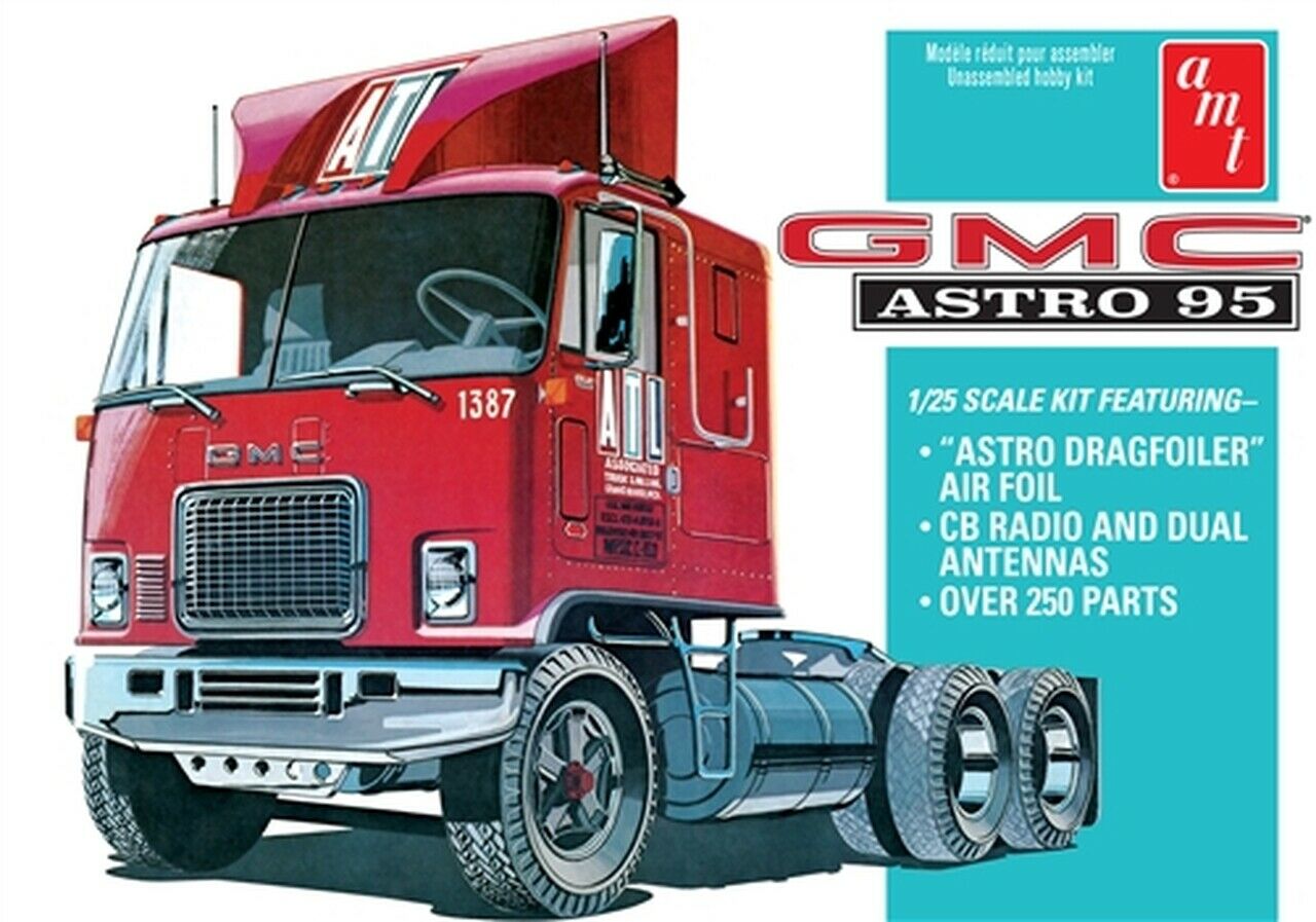 1140  автомобили и мотоциклы  GMC Astro 95 Semi Tractor  (1:25)