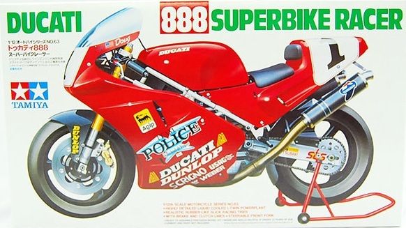 14063  автомобили и мотоциклы  Ducati 888 (1:12)