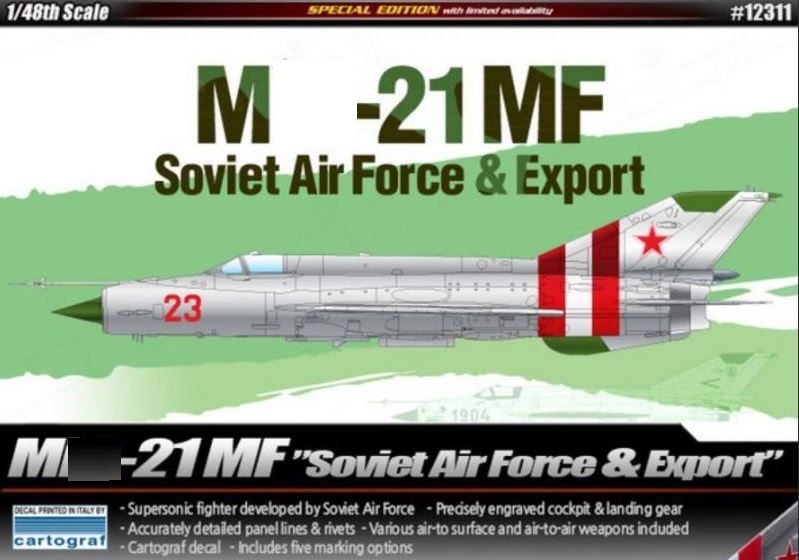 12311  авиация  M-21MF Soviet Air Forces & Export  (1:48)