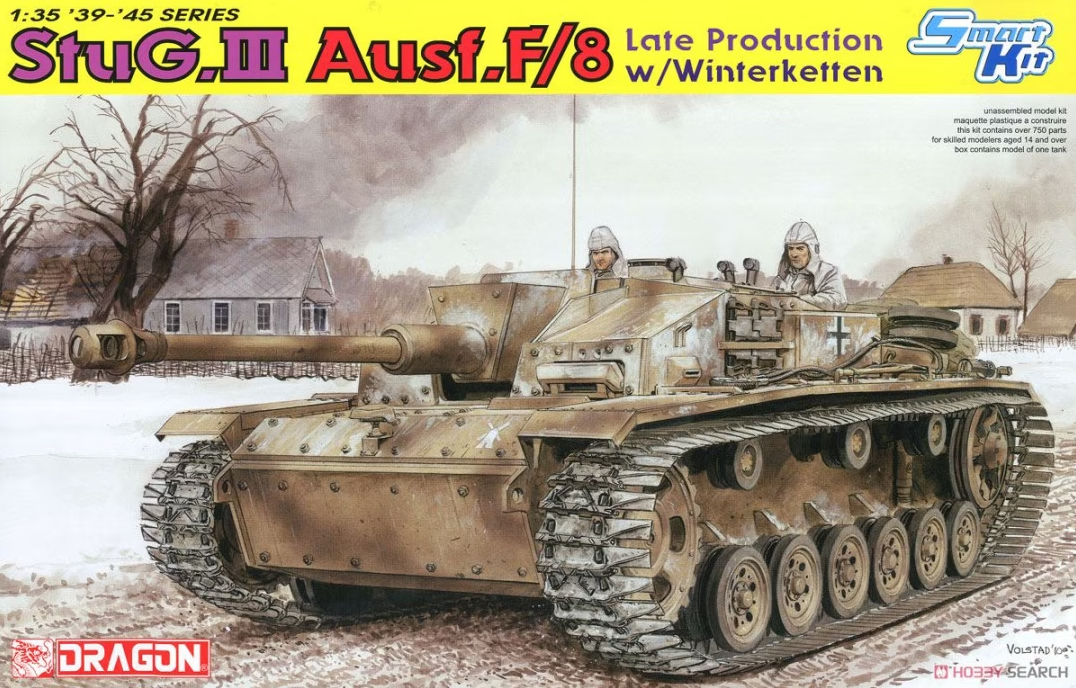 6644  техника и вооружение  StuG.III Ausf.F/8 Late Production (w/Winterketten)  (1:35)