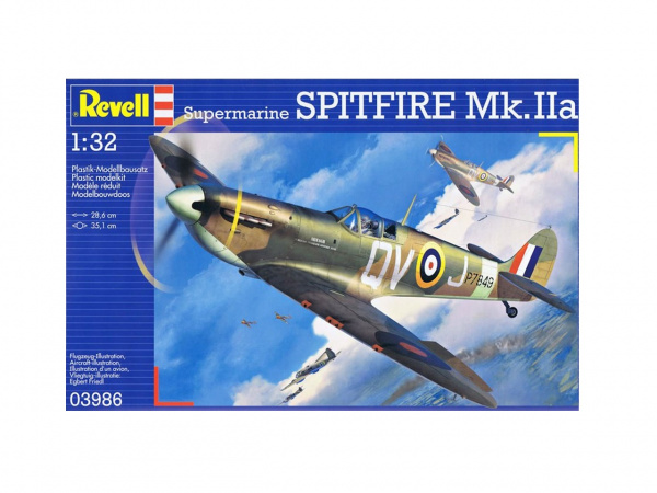 03986  авиация  Supermarine Spitfire Mk.IIa  (1:32)
