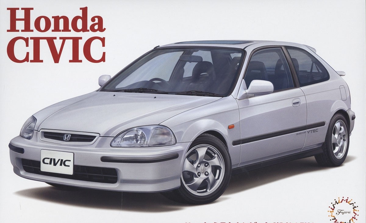 04706  автомобили и мотоциклы  Honda Miracle Civic SiR '96 EK4  (1:24)