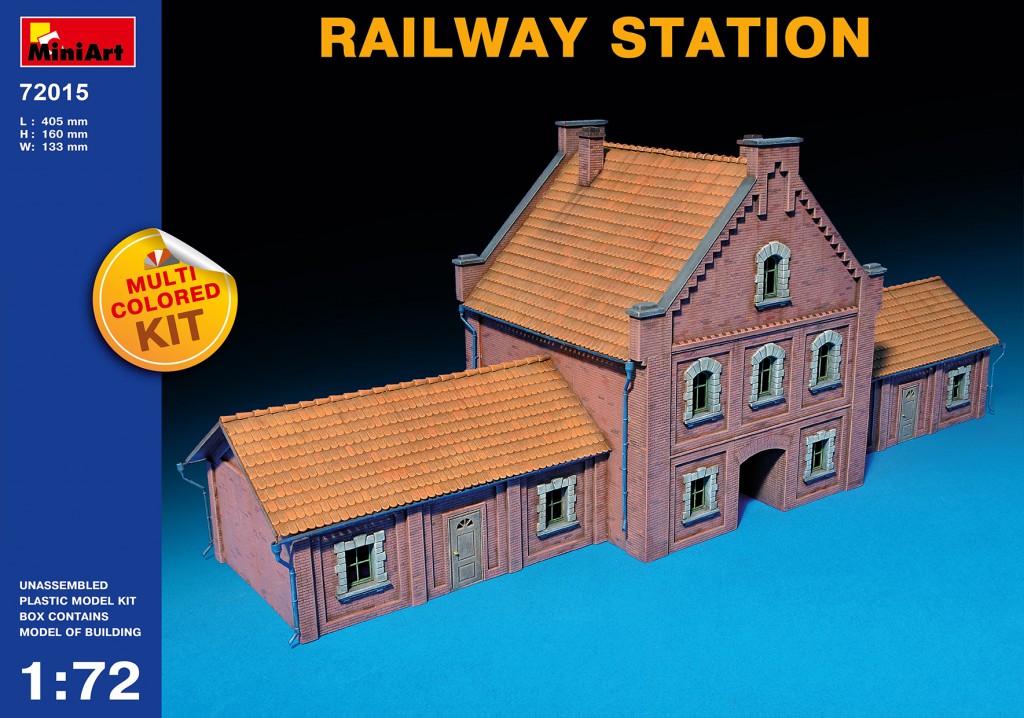 72015  наборы для диорам  RAILWAY STATION  (1:72)