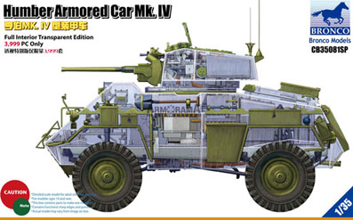 CB35081SP  техника и вооружение  Humber Armored Car Mk.IV Full Interior Transparent Edition  (1:35)