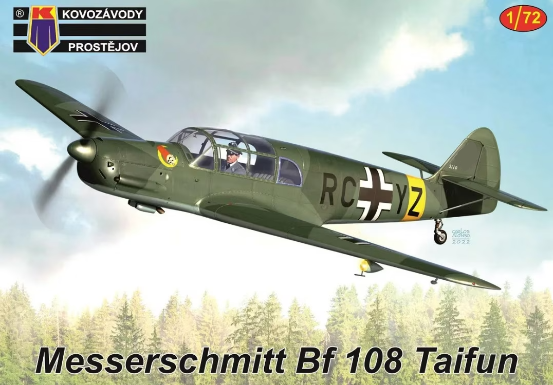 KPM0339  авиация  Messerschmitt Bf 108 Taifun  (1:72)