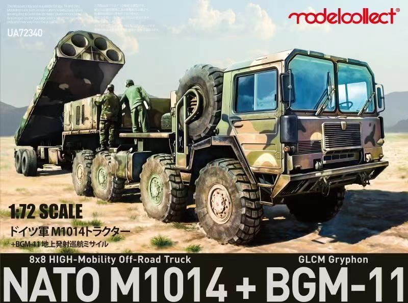 UA72340  техника и вооружение  NATO M1001 MAN tracktor & BGM-109G  (1:72)