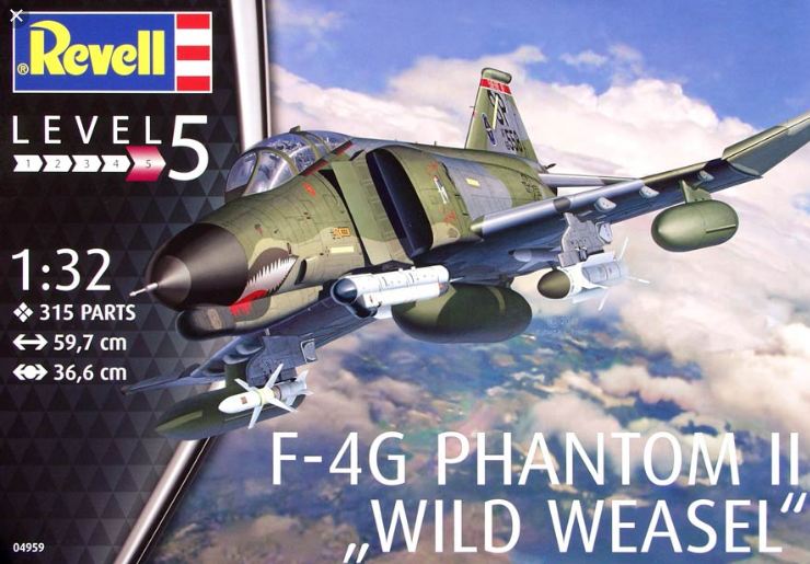 04959  авиация  F-4G Phantom "Wild Weasel"  (1:32)