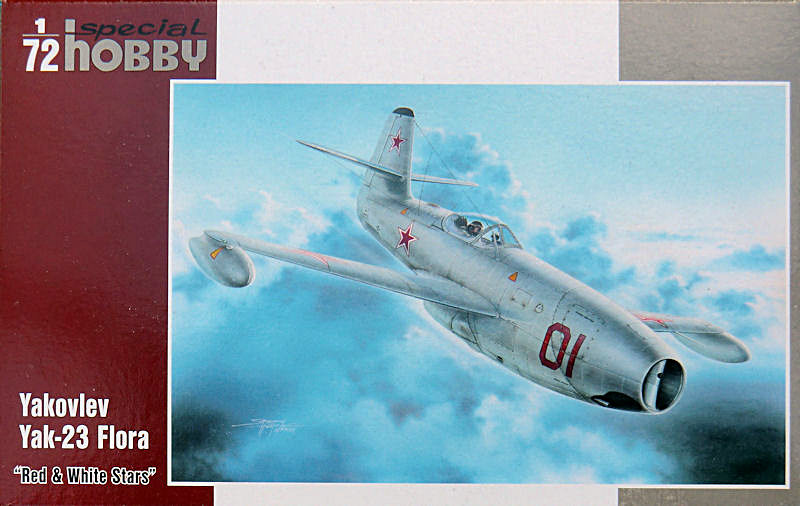 SH72248  авиация  ОКБ Яковлева Тип-23 Flora "Red & White Stars"  (1:72)
