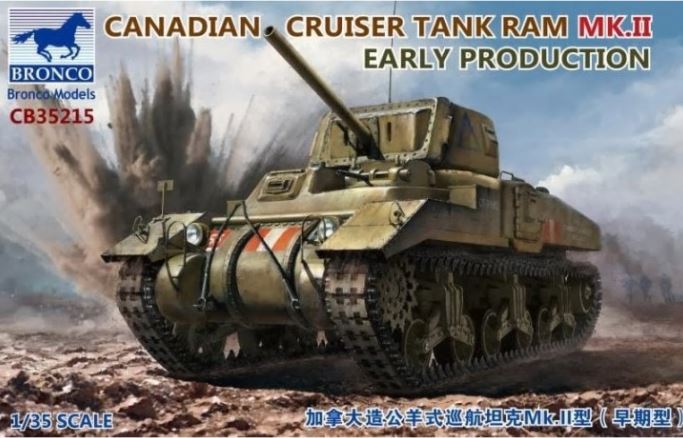 CB35215  техника и вооружение  Canadian Cruiser Tank Ram MK.II Early Production  (1:35)