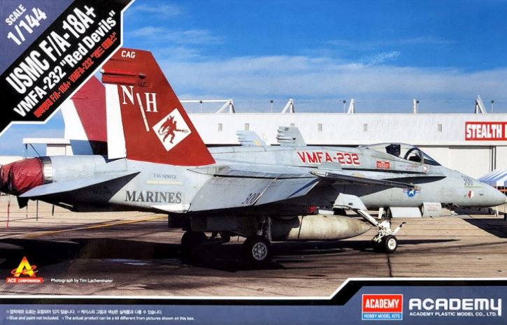 12627  авиация  USMC F/A-18A+ VMFA-232 "Red Devils"  (1:144)