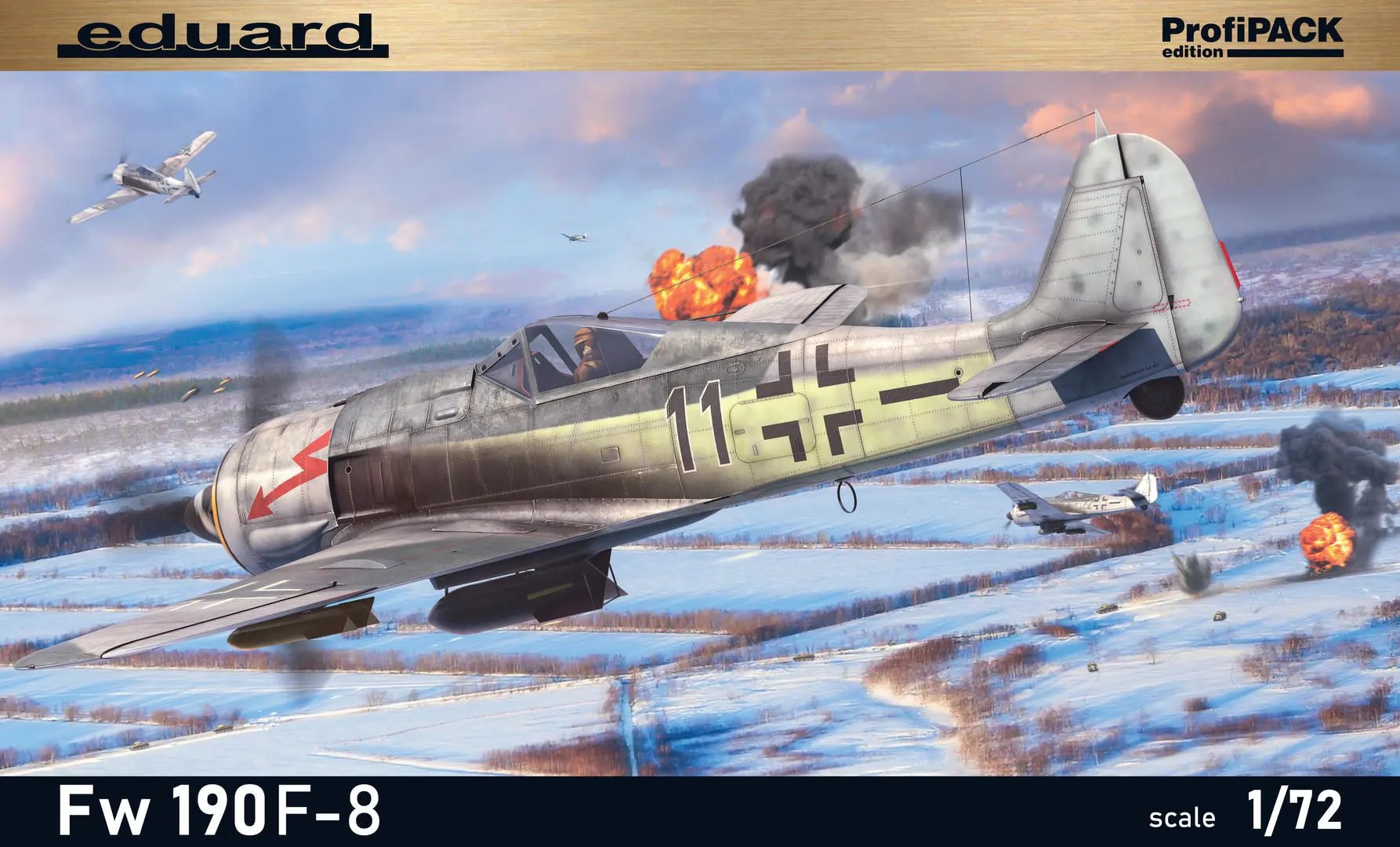70119  авиация  Fw-190F-8  (1:72)