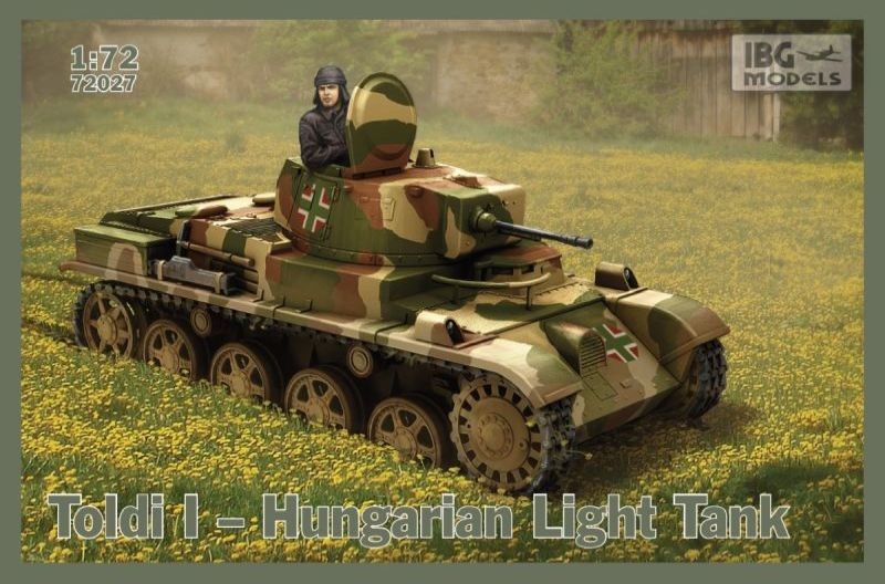 72027IBG  техника и вооружение  TOLDI I Hungarian Light Tank  (1:72)