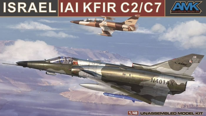88001-A  авиация  IAI Kfir C2/C7  (1:48)