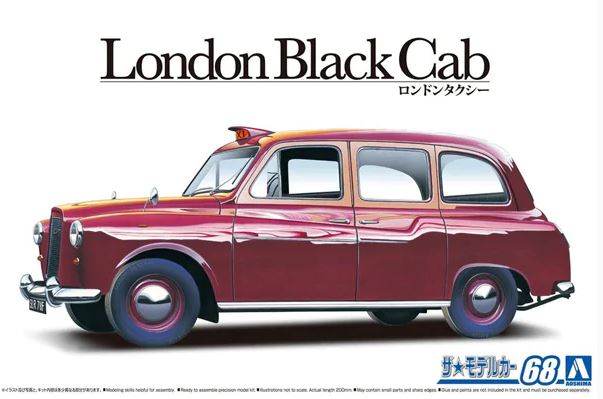 05967  автомобили и мотоциклы  FX-4 London Black Cab '68  (1:24)