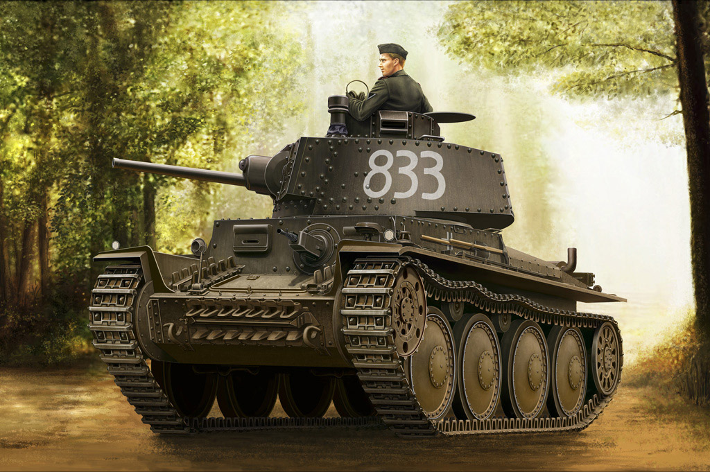 80136  техника и вооружение  German Panzer Kpfw.38(t) Ausf.E/F  (1:35)