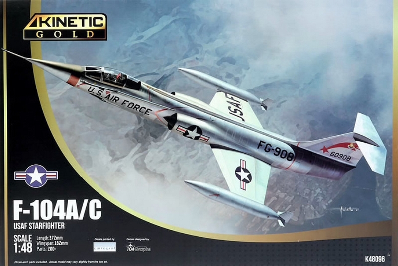 K48096  авиация  F-104A/C Starfighter USAF  (1:48)