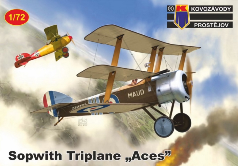 KPM0183  авиация  Sopwith Triplane "Aces"  (1:72)