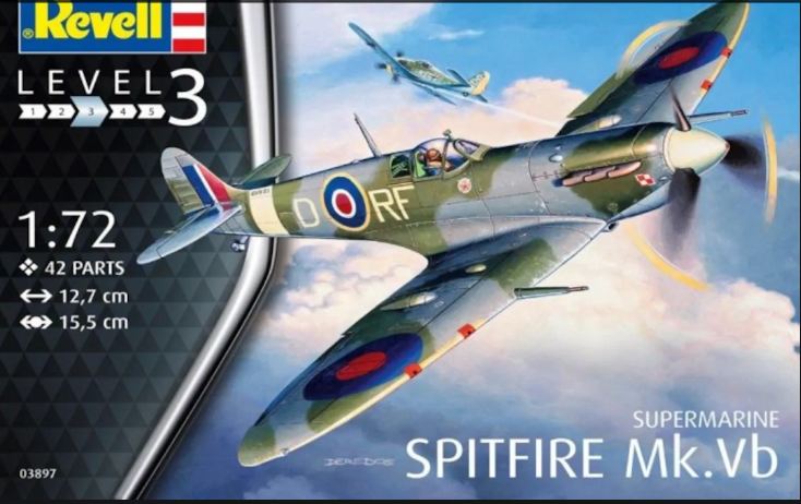 03897  авиация  Supermarine Spitfire Mk.Vb  (1:72)