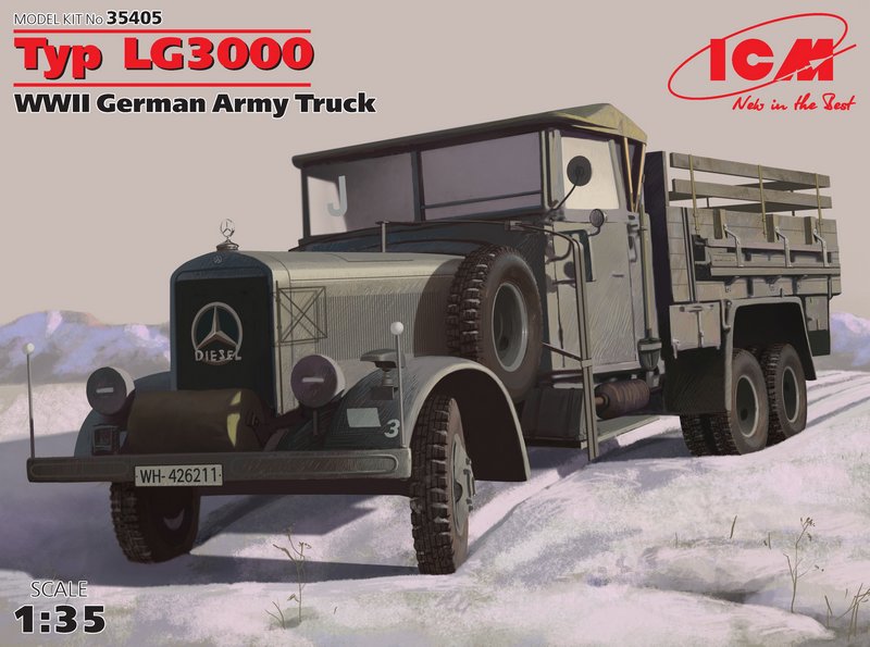 35405  техника и вооружение  Германский грузовик MB LG3000 (1:35)
