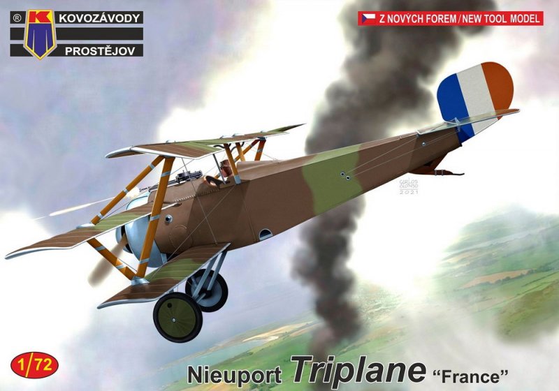 KPM0256  авиация  Nieuport Triplane „France“  (1:72)