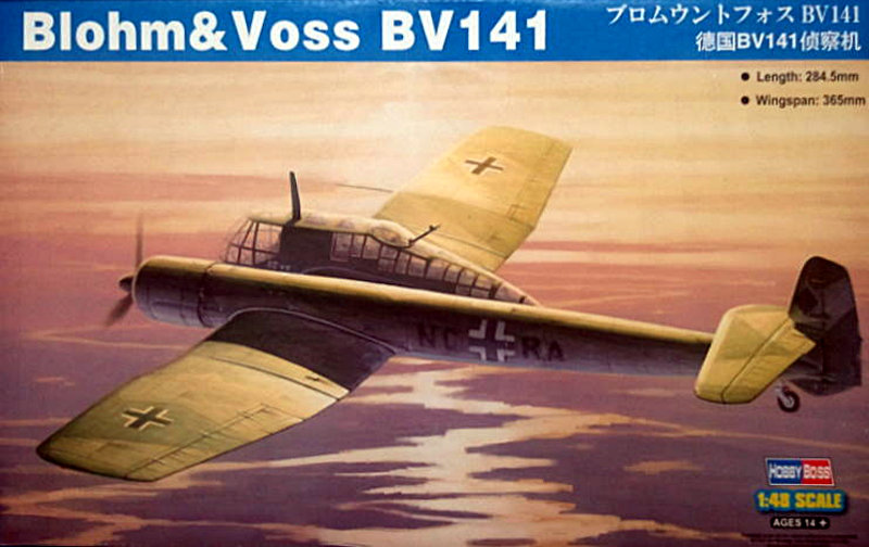 81728  авиация  Blohm und Voss BV 141  (1:48)