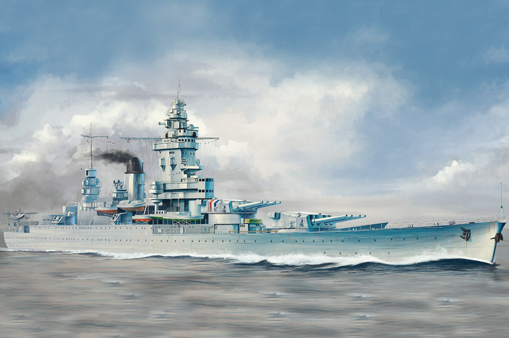 86507  флот  French Navy Strasbourg Battleship  (1:350)