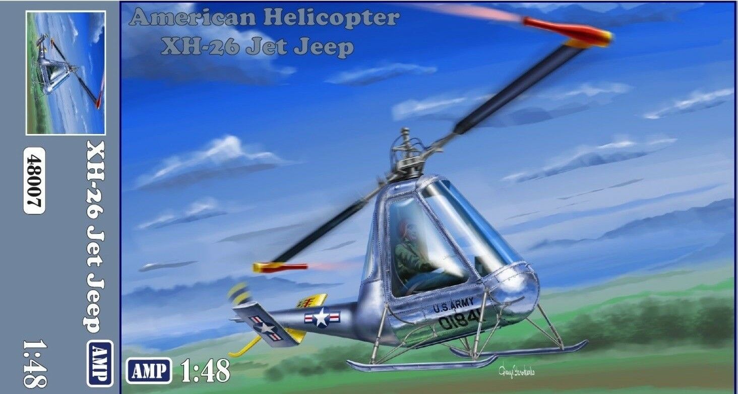 48007  авиация  American Helicopter XH-26 Jet Jeep  (1:48)
