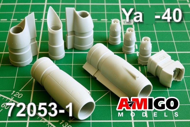 AMG 72053-1  дополнения из смолы  Двигатели АИ-25 и реверсивное уст-во для Я-40 (Mars)  (1:72)