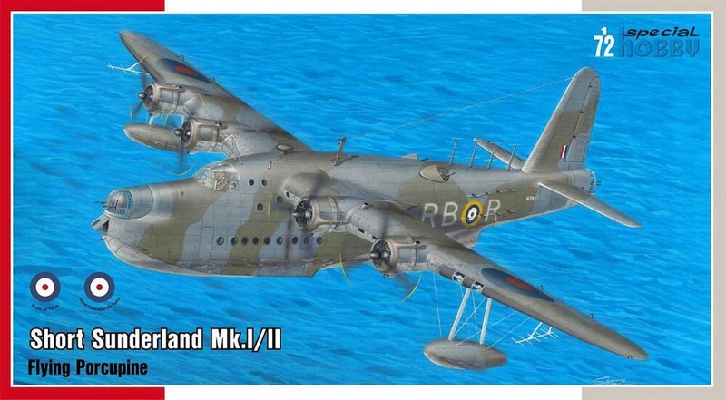 SH72438  авиация  Short Sunderland Mk.I/II "The Flying Porcupine"  (1:72)