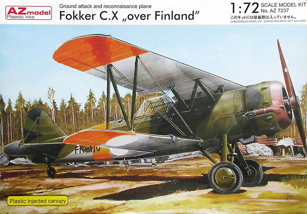 AZ7237  авиация  Fokker C.X "Over Finland"  (1:72)