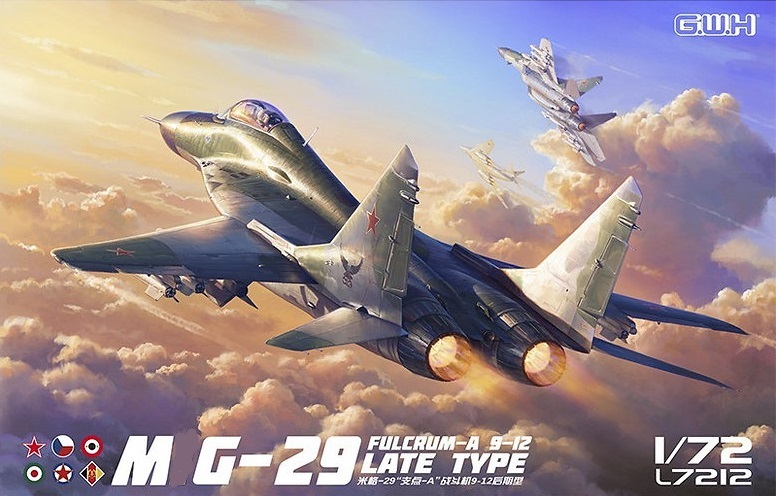 L7212  авиация  M&G-29 Fulcrum-A 9-12 Late Type  (1:72)