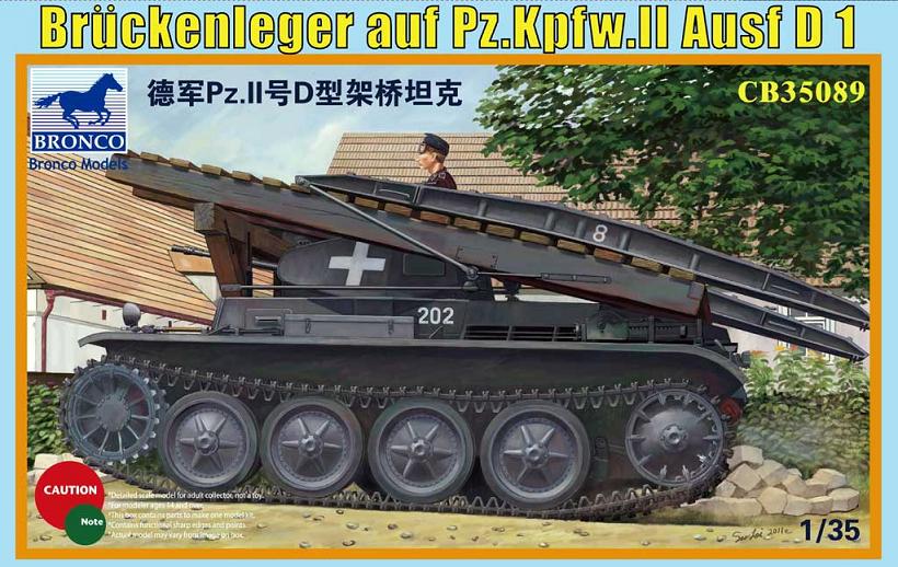 CB35089  техника и вооружение  Brückenleger auf Pz.Kpfw.II Ausf D 1  (1:35)