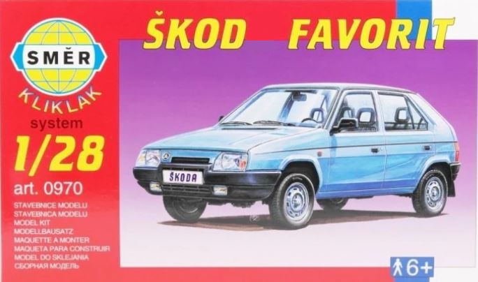 0970  автомобили и мотоциклы  Skod@ Favorit Kliklak  (1:28)