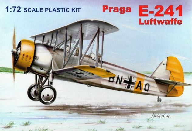 92047  авиация  Praga E-241 Luftwaffe  (1:72)
